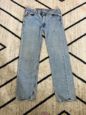 Vintage Levi’s 505 Jeans W36 L34 High Rise Light Wash Straight Leg